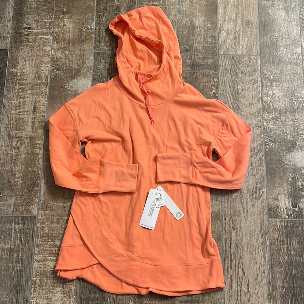 RBX Peach Tunic Hoodie, NWT, Medium